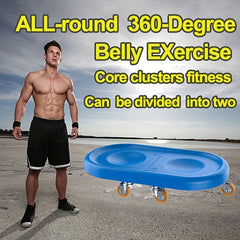 Ab Wheel Roller Exercise Equipment for Abs Workout, 6 Wheel Core Abdominal Muscl