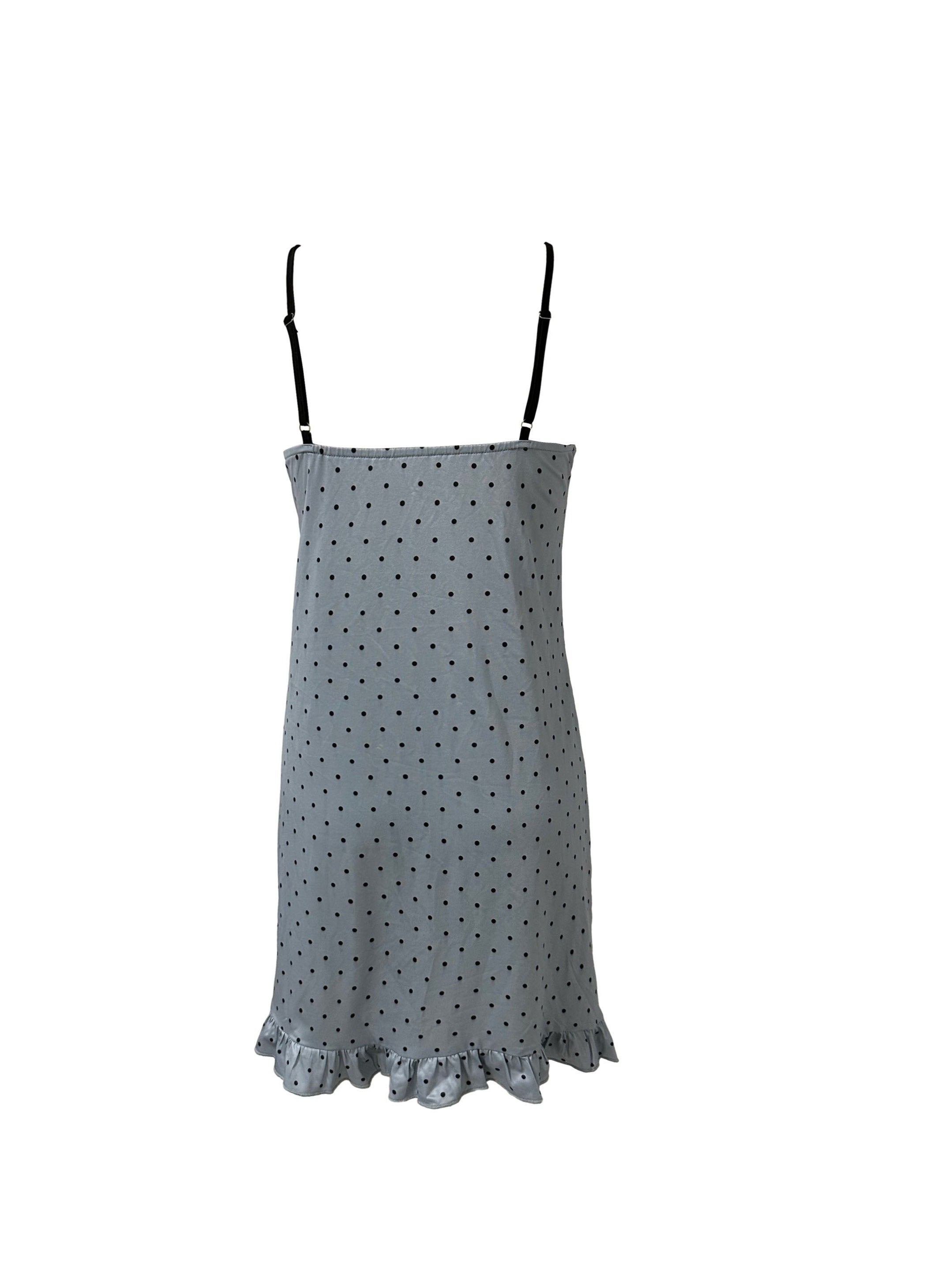 Polka Dot Ruffle Lounge Dress for Women