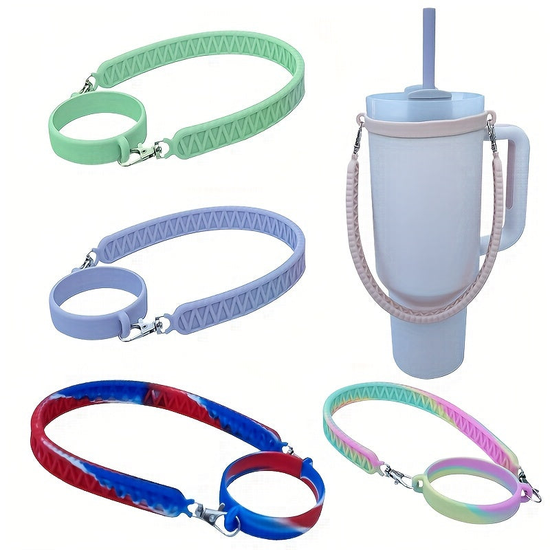 Water Bottle Carrier Strap Colorful Water Cup Handle For 10-40oz Water Cup