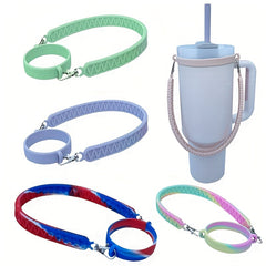 Water Bottle Carrier Strap Colorful Water Cup Handle For 10-40oz Water Cup