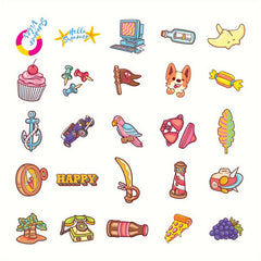 50pcs Waterproof Vinyl Stickers Water Bottles Laptop Skateboard