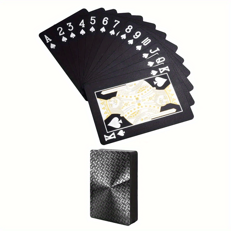 Waterproof Foil Poker Cards for Family Game Party