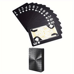 Waterproof Foil Poker Cards for Family Game Party