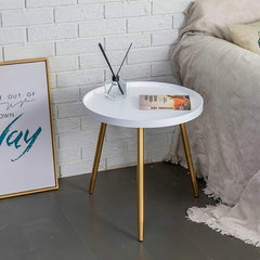 Modern Minimalist Small Coffee Table Nordic Round Edge