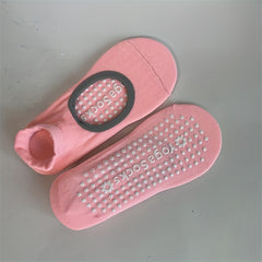 Professional Non Slip Grip Yoga Socks - Sweat Absorption Athletic Socks