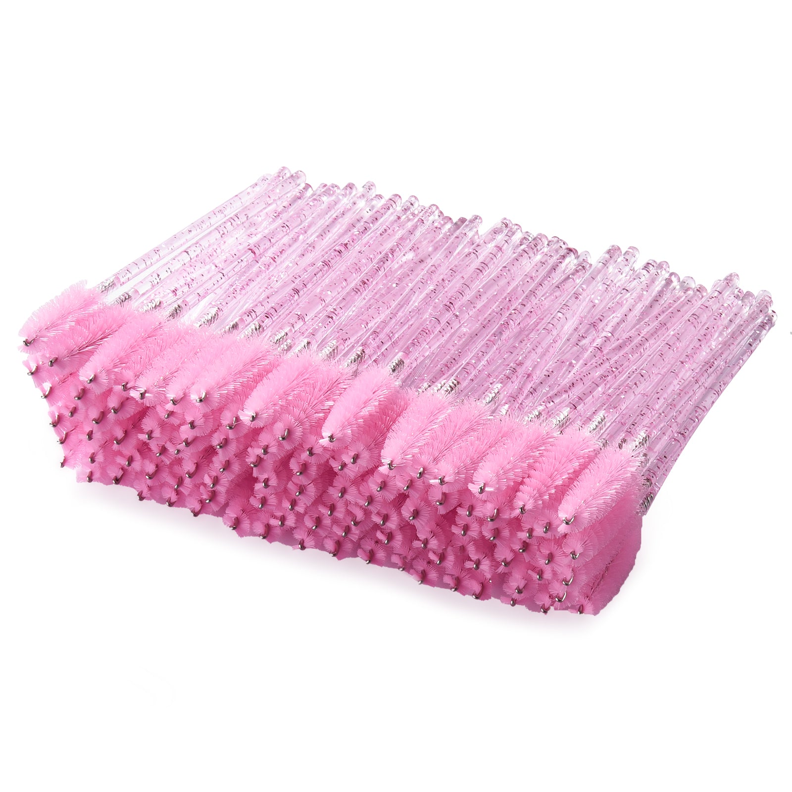 100Pcs Crystal Mascara Wand Eyelash Brush Eyebrow Applicator