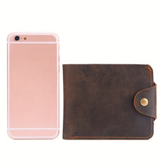 Men's Leather Money Clip Wallet Card Holder Coin Purse