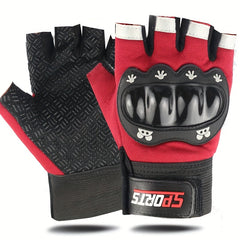 Kids' Half Finger Outdoor Cycling Gloves - Non-slip Sunscreen Breathable