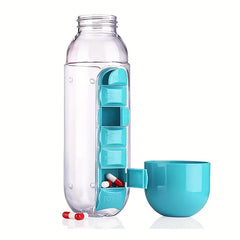 Outdoor Portable Water Bottle With Medicine Box