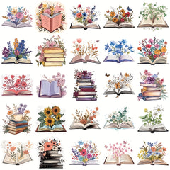 54pcs Literary Stickers for Skateboard Computer & More