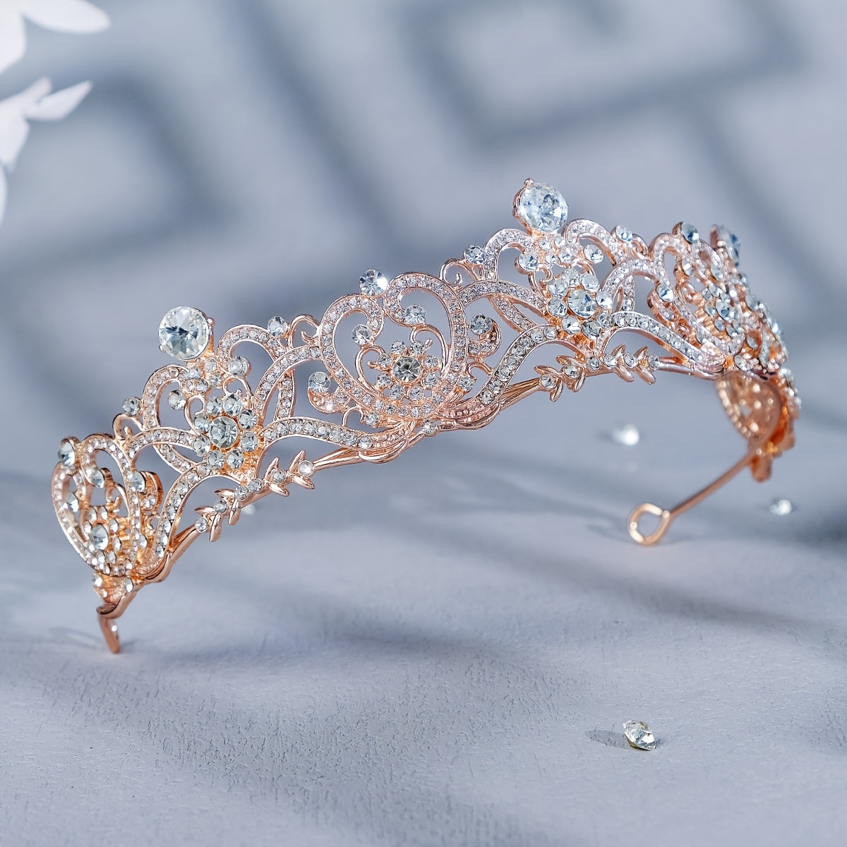 Crystal Wedding Headpiece Rhinestone Tiara Crown Bride Wedding Tiara