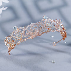 Crystal Wedding Headpiece Rhinestone Tiara Crown Bride Wedding Tiara