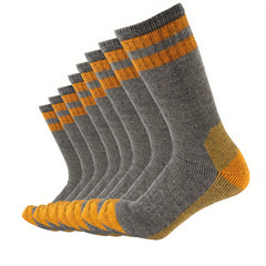 Moisture Wicking Woolen Crew Socks for Hiking & Outdoors