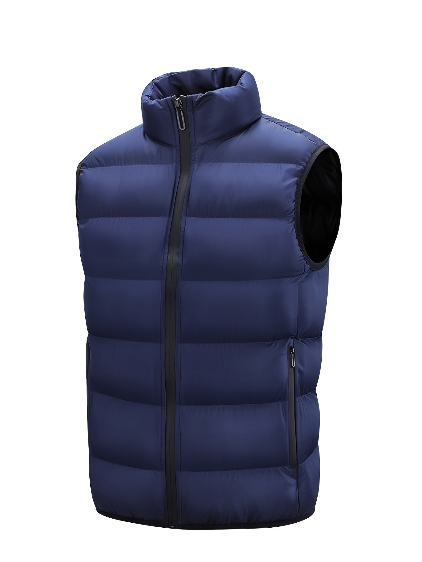 Men's Warm Winter Zip Up Vest with Pockets