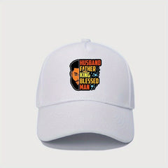 Printed Baseball Cap Cotton Adjustable Sunscreen Peaked Hat