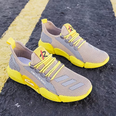 Men's Mesh Lace up Sneakers Athletic Shoes