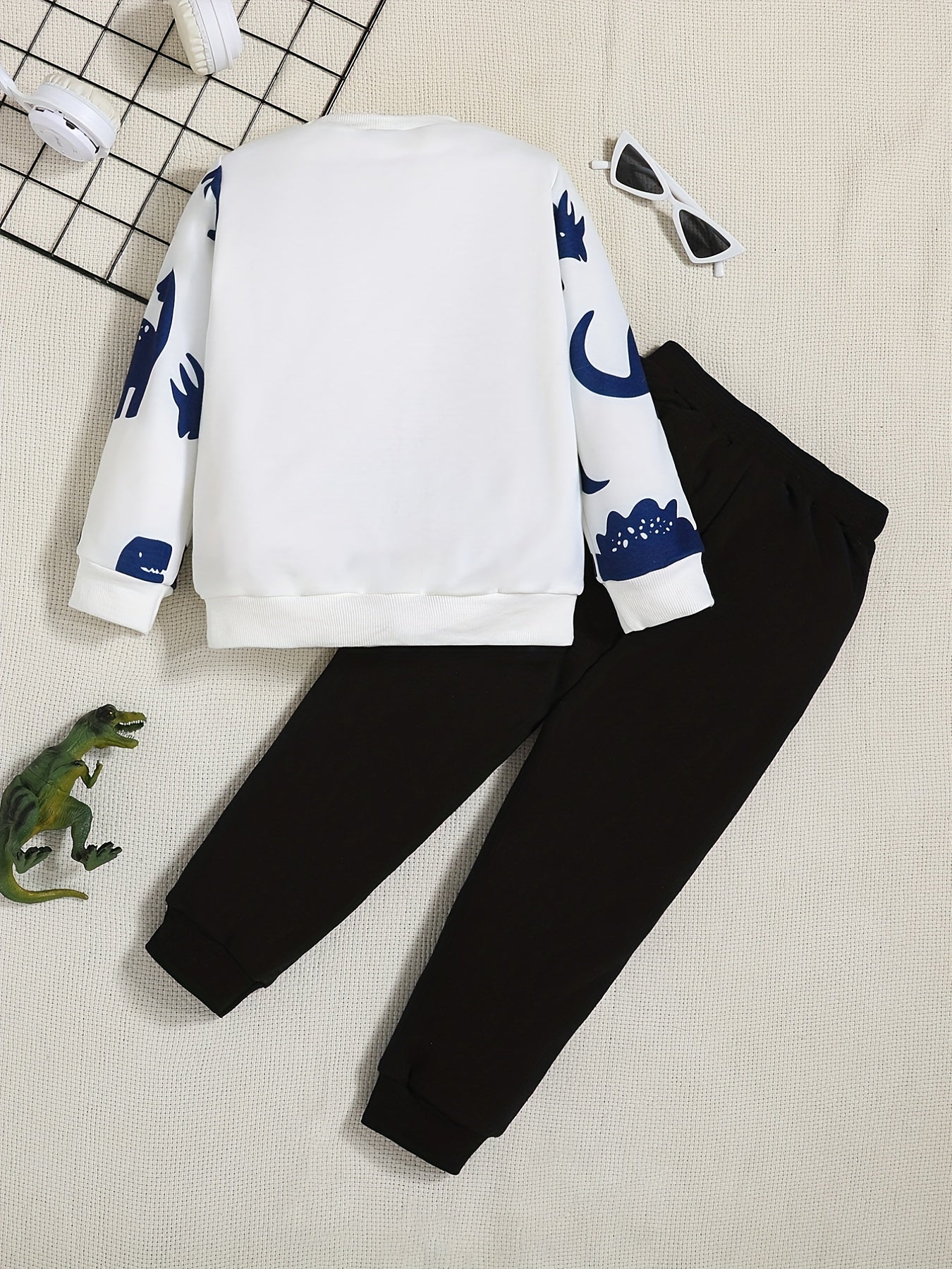 Toddler Baby Boys Casual Sweatshirt & Trousers Set