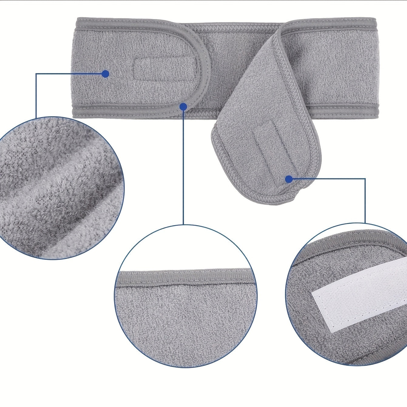 Versatile Bathroom Hairband for Makeup, Skincare, Yoga