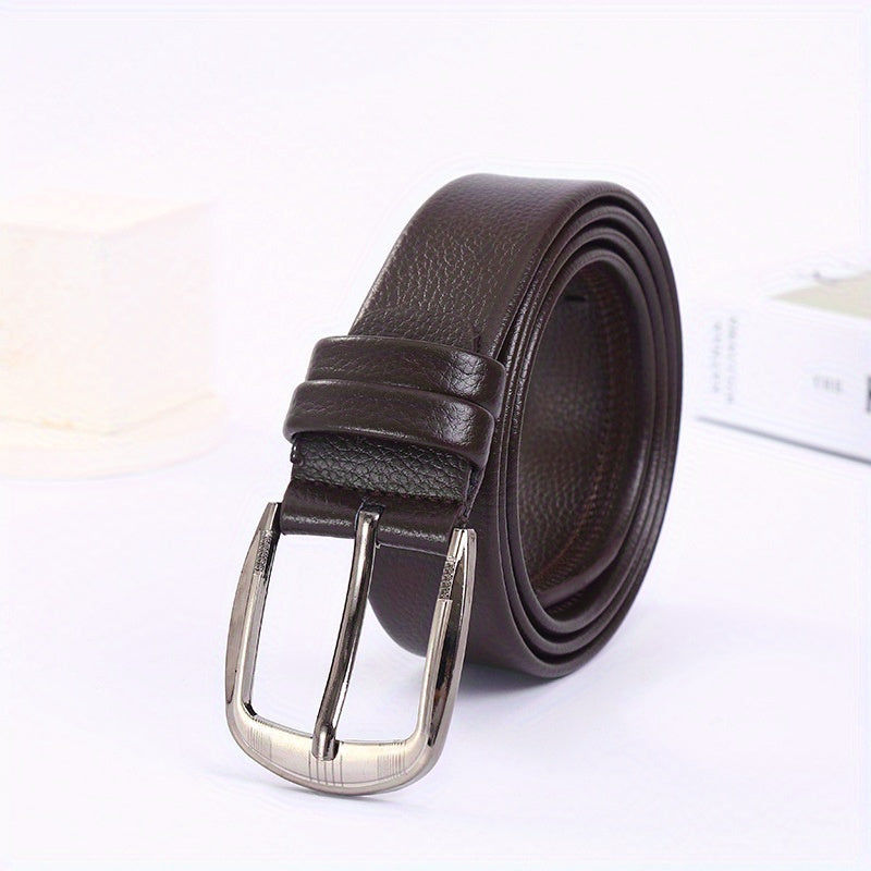 Men's PU Leather Business Belt For Jeans Pants