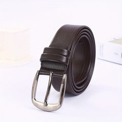 Men's PU Leather Business Belt For Jeans Pants