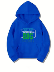 PROFESSIONAL BIG BROTHER Letter Print Boys Casual Pullover