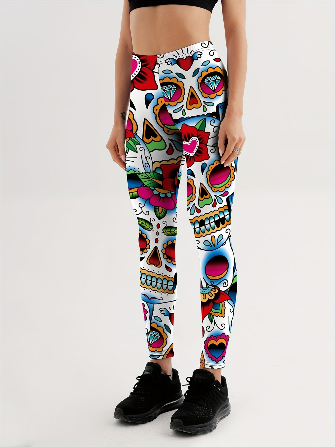 Women's Printed Skinny Trousers for Stylish Comfort