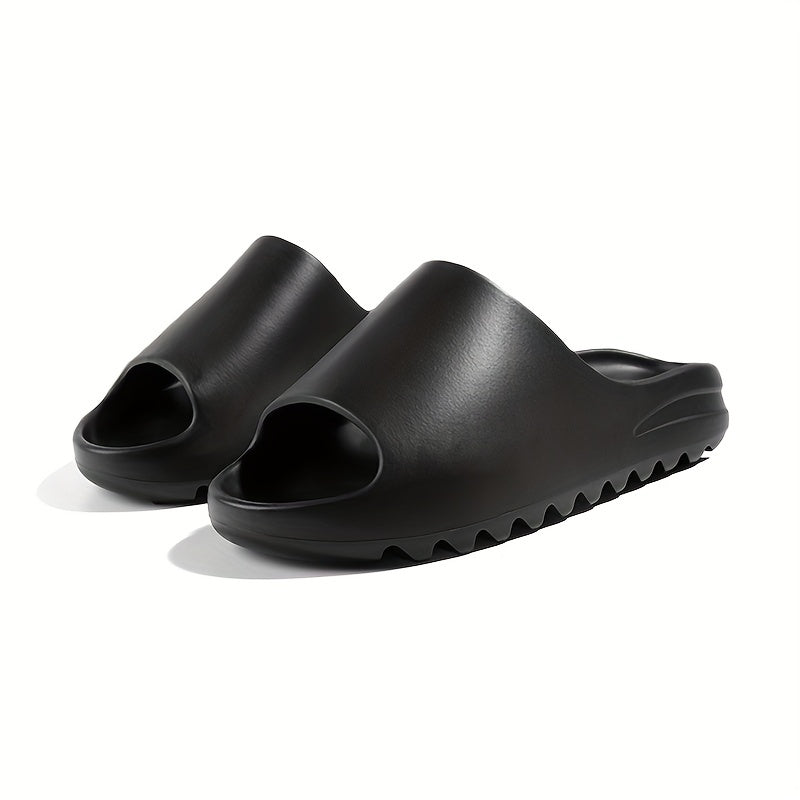 Men's Non Slip Open Toe Slip On Slides Soft Sole Slippers