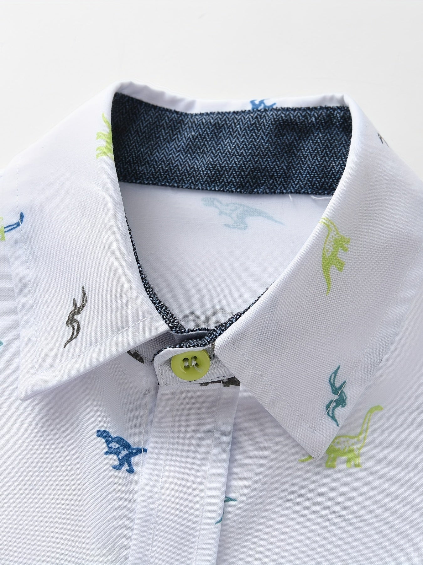 2pcs Bowtie Shirt & Overalls Set for Boys