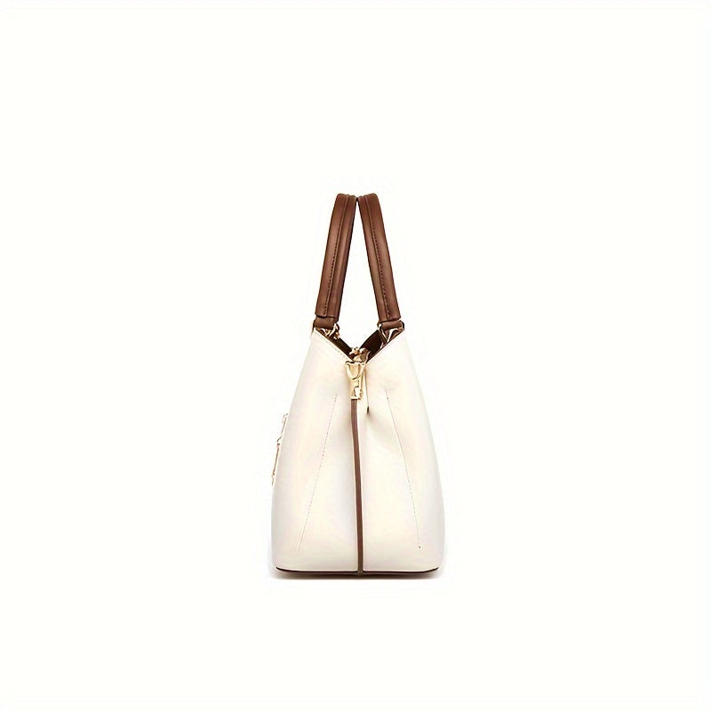 Vintage Style Large Capacity Handbag Casual Tote Ladies Top Handle Shoulder Bag