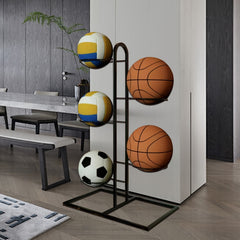 Ball Storage Rack Basketball Display Stand Portable Outdoor Ball Stand Holder