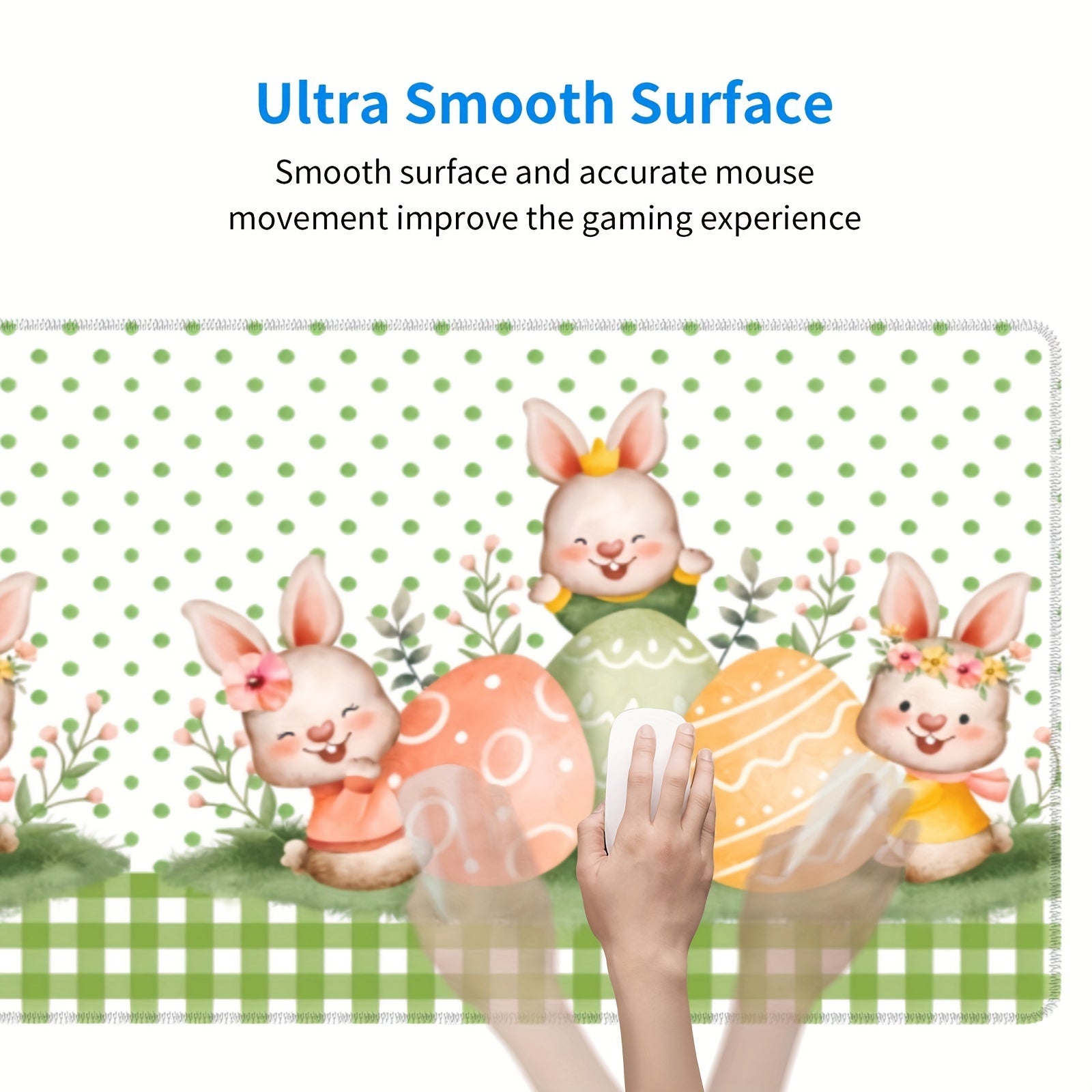 Rabbit Large Mouse Pad Extended Gaming Mouse Pad Mat Eggs Mousepad