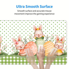 Rabbit Large Mouse Pad Extended Gaming Mouse Pad Mat Eggs Mousepad