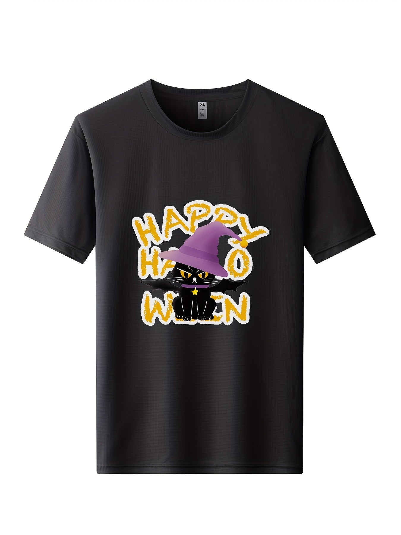 Skeleton Pattern Print Men's Graphic Crew Neck Active T shirt