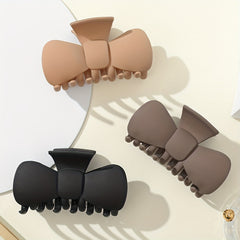 Matte Flower Hair Claw Large Hair Jaw Clips For Women Girls