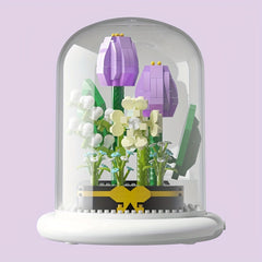 Flowers Building Blocks DIY Feverfew Model Assembled Toy