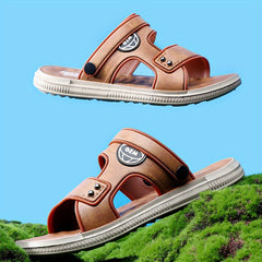 Men's Quick Drying Non Slip Sandals Lightweight Comfortable Slide Slippers
