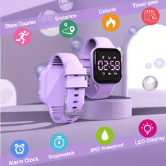Kids Fitness Tracker Watch with Pedometer Step Counter Distance Calories Burned