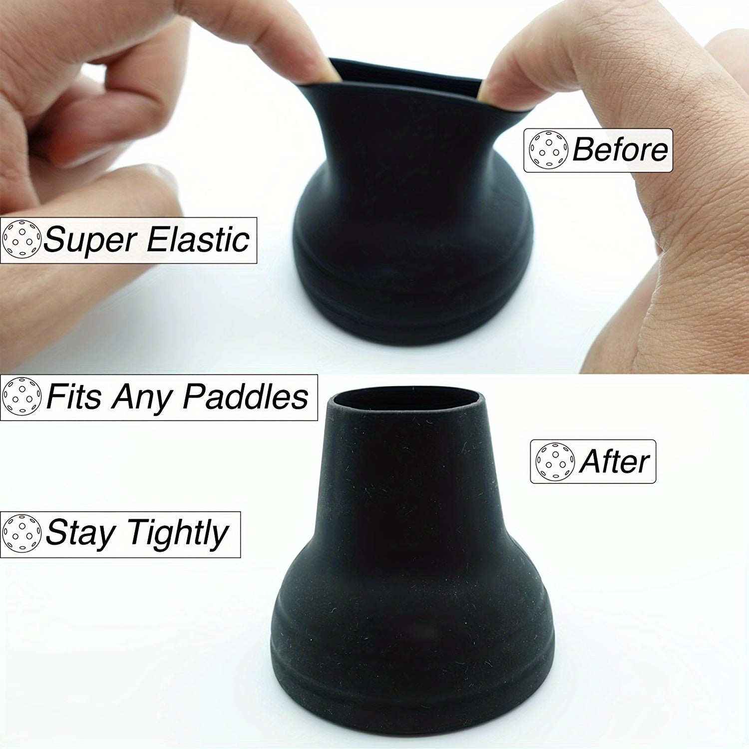 Pickleball Ball Retriever Silicone Grabber Accessory