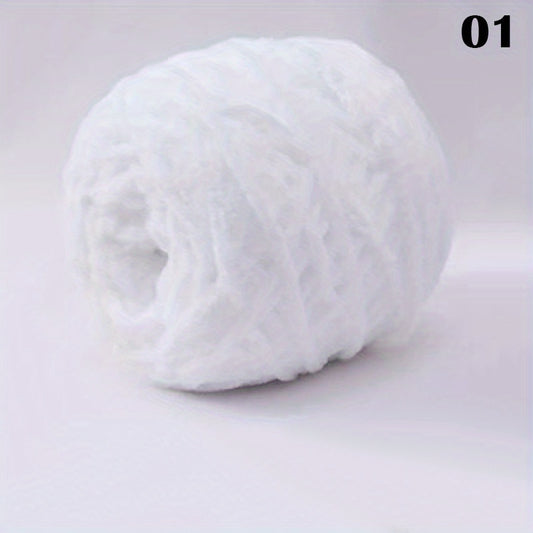 Chenille Golden Velvet Hand Knitted Wool 100g pc