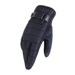 Winter Plus Velvet Windproof Touch Screen Gloves for Outdoor Cycling Skiing
