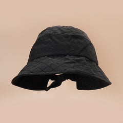 Plaid Fisherman Cap Cotton Visor Sun Hat