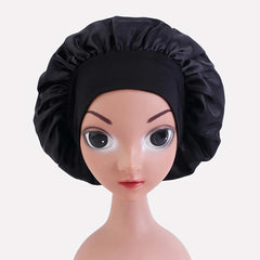 Girls Casual Bonnet Cap Night Cap Elastic Shower Cap