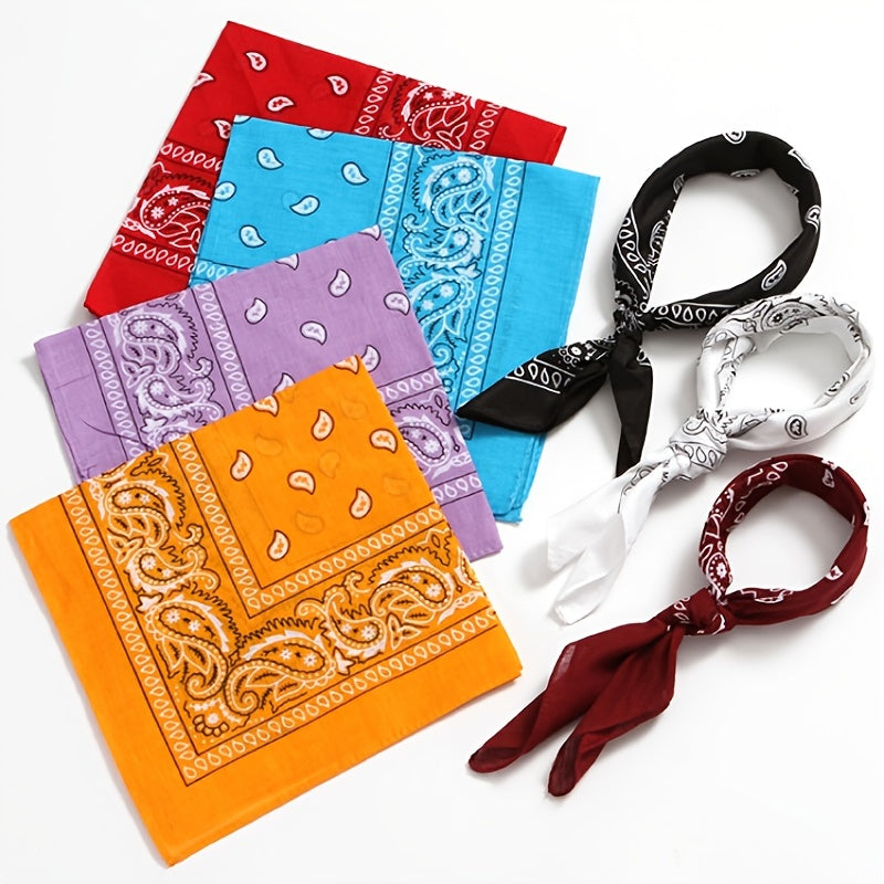 Fruit Print Deformation Bug Flower Square Scarf