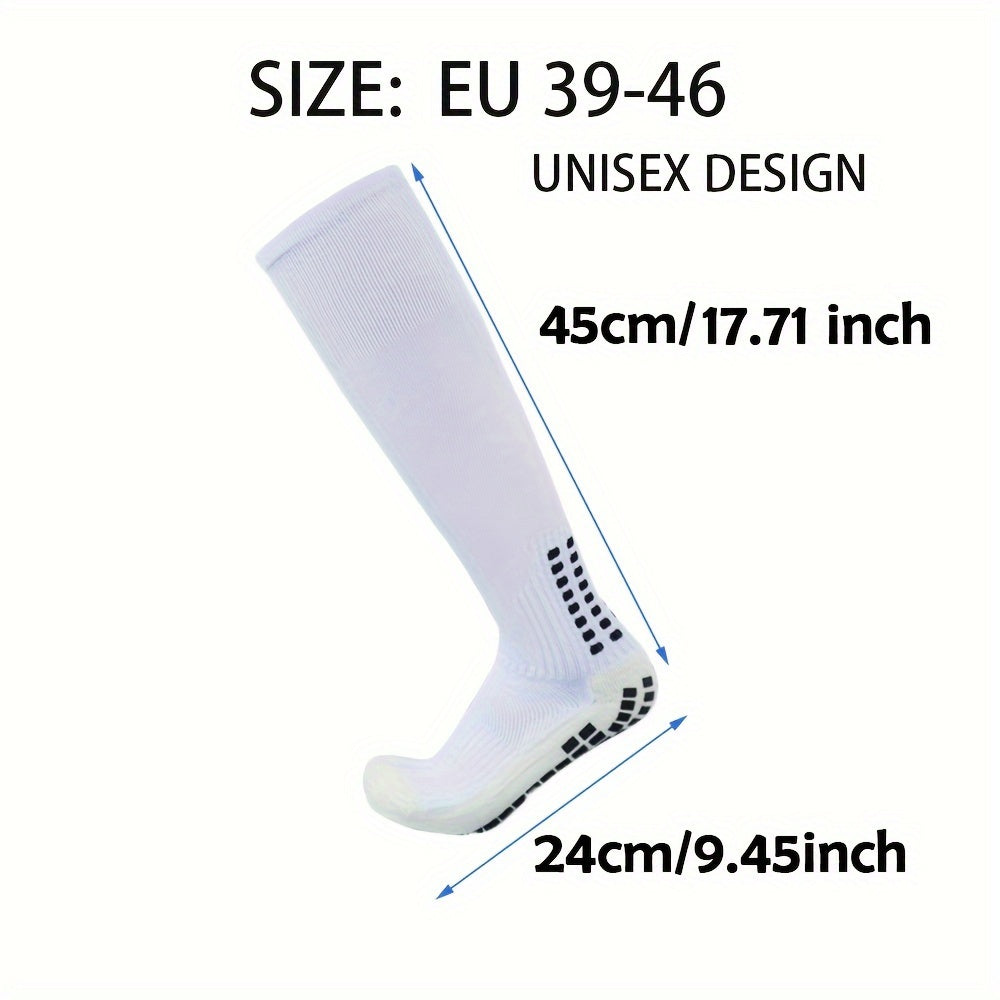 Men's Non-Slip Soccer Socks Athletic Football Grip Socks
