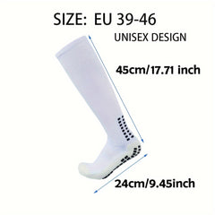 Men's Non-Slip Soccer Socks Athletic Football Grip Socks