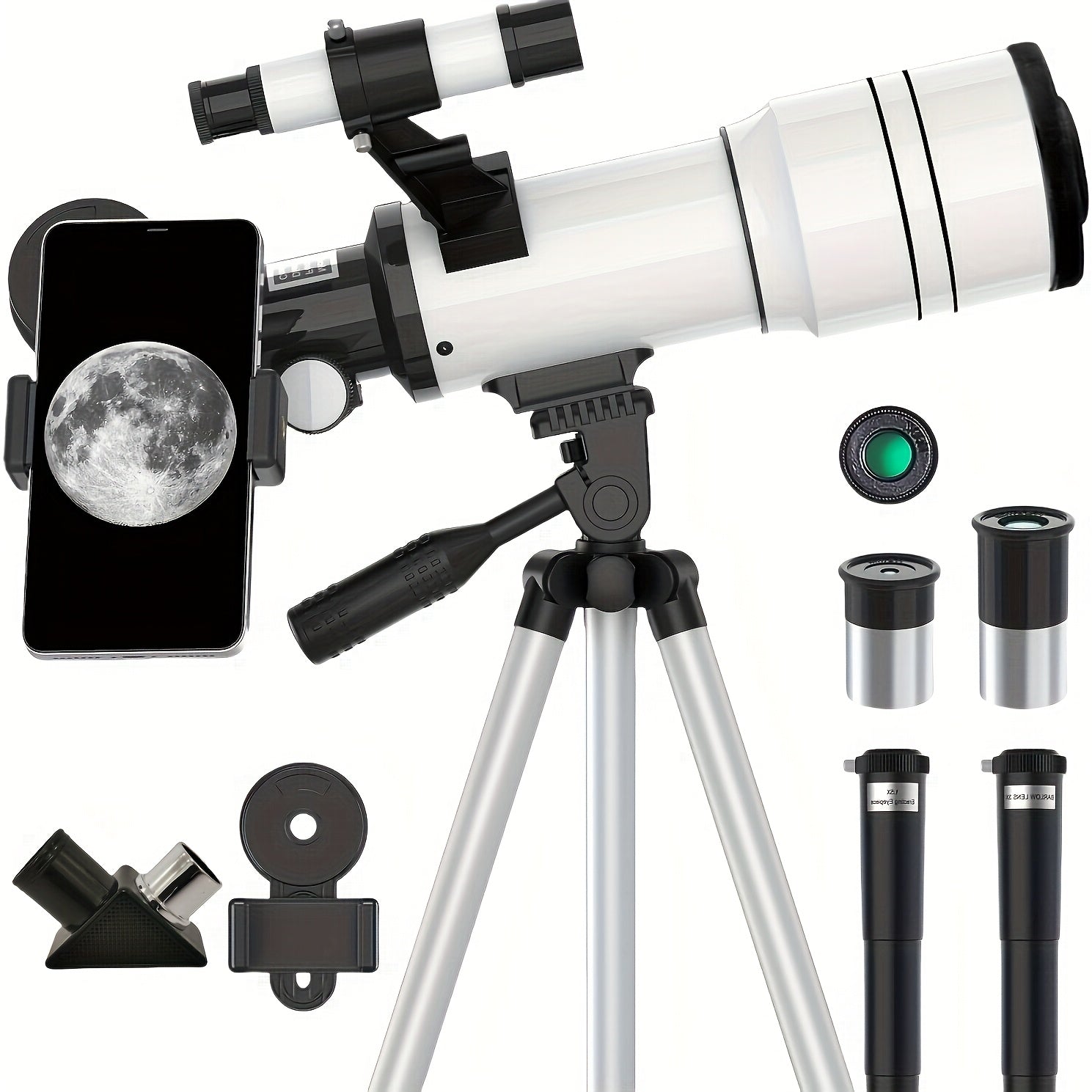 Professional Astronomical Telescope 150x High Magnification 70mm Objective
