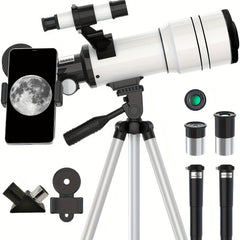 Professional Astronomical Telescope 150x High Magnification 70mm Objective