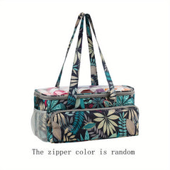 Craft Box Bag Yarn Storage Portable Bag with Pockets