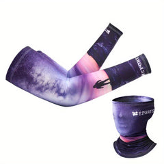 2pcs Cooling Arm & Neck Cover UV Protection Anti Slip Grip Outdoor
