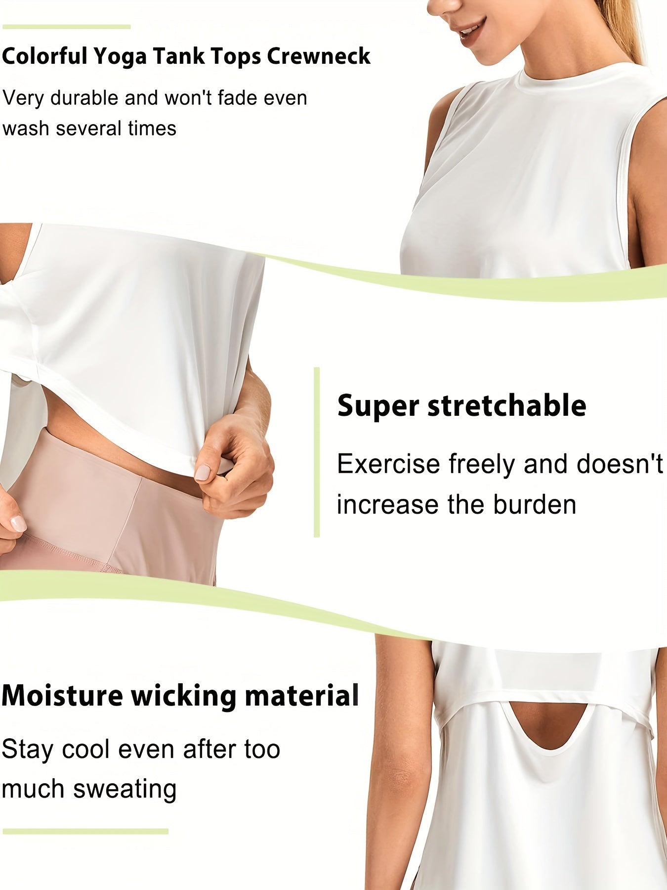 Yoga Tank Tops Sleeveless Hollow Out Fitness Sports Tops